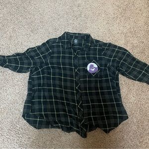 Disney Nightmare Before Christmas Button Up Flannel
